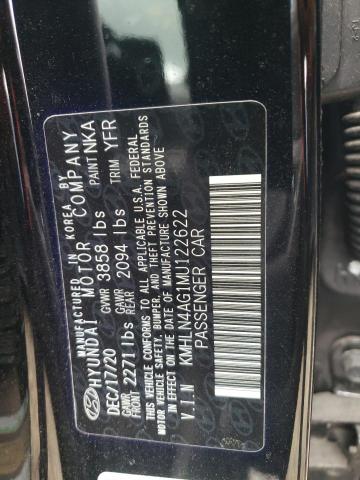 Photo 12 VIN: KMHLN4AG1MU122622 - HYUNDAI ELANTRA 