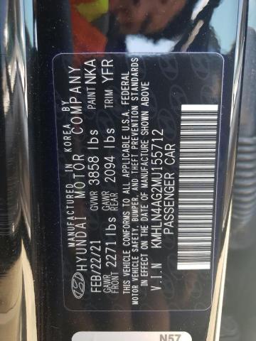 Photo 12 VIN: KMHLN4AG2MU155712 - HYUNDAI ELANTRA 