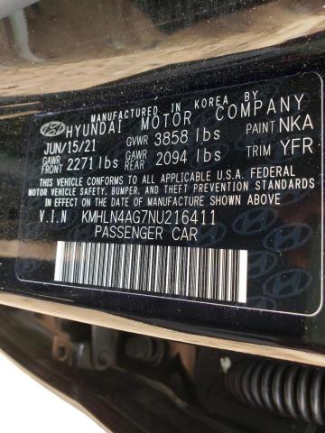 Photo 9 VIN: KMHLN4AG7NU216411 - HYUNDAI ELANTRA SE 