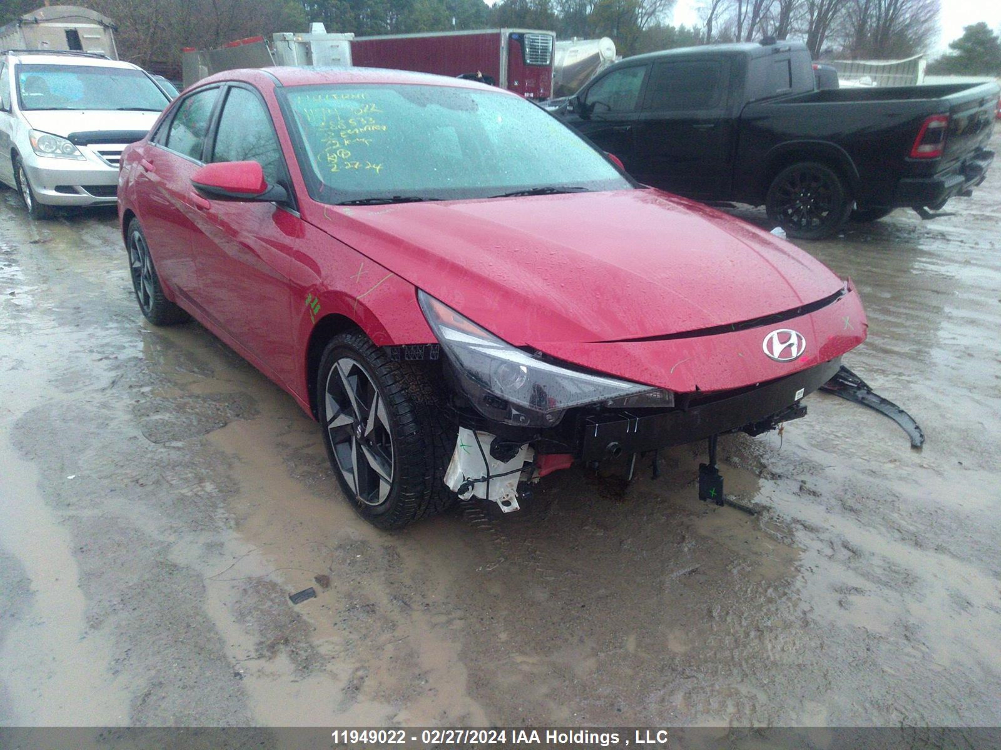 Photo 0 VIN: KMHLN4AG7NU288533 - HYUNDAI ELANTRA 