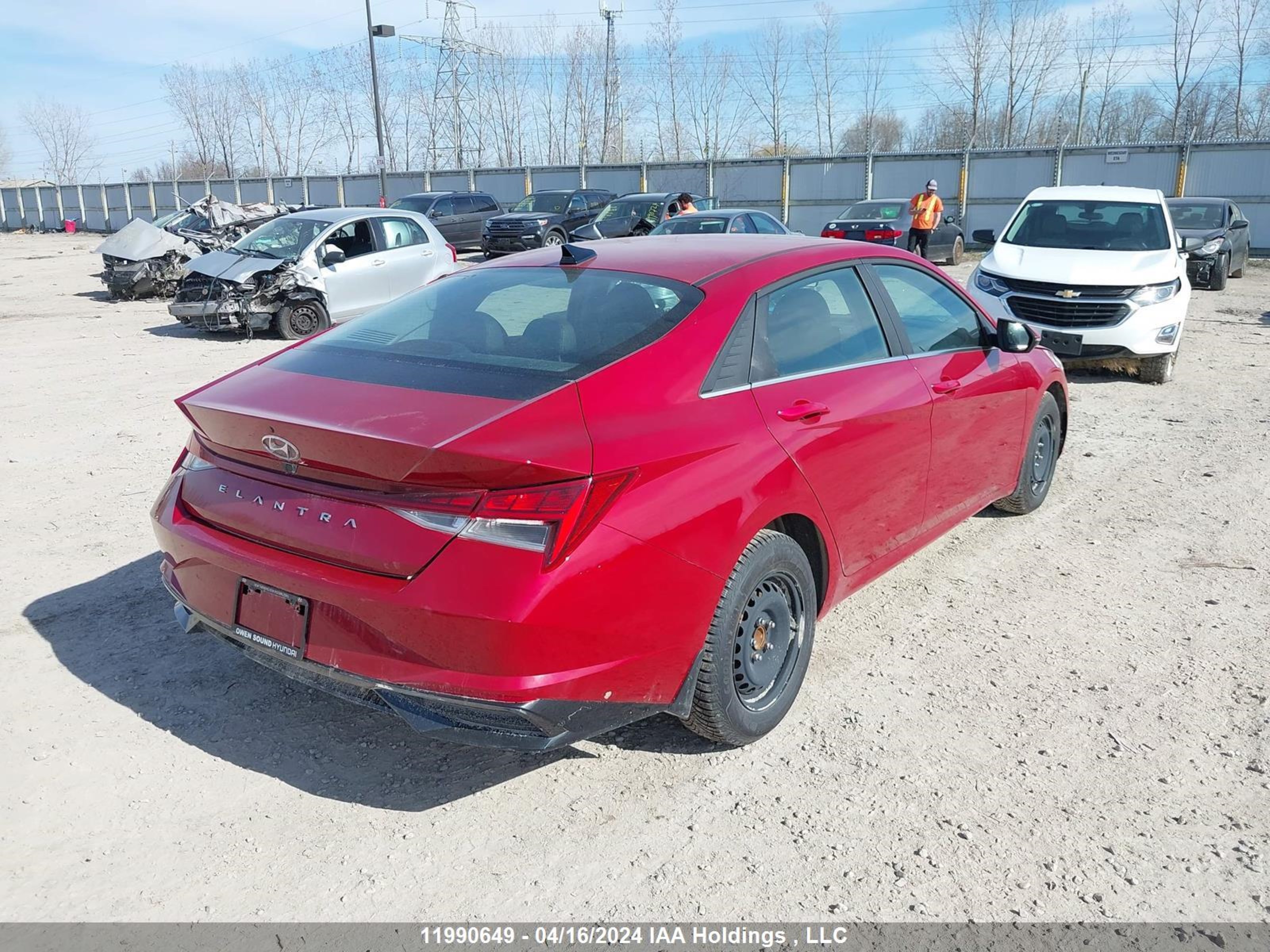 Photo 3 VIN: KMHLN4AG8PU455338 - HYUNDAI ELANTRA 