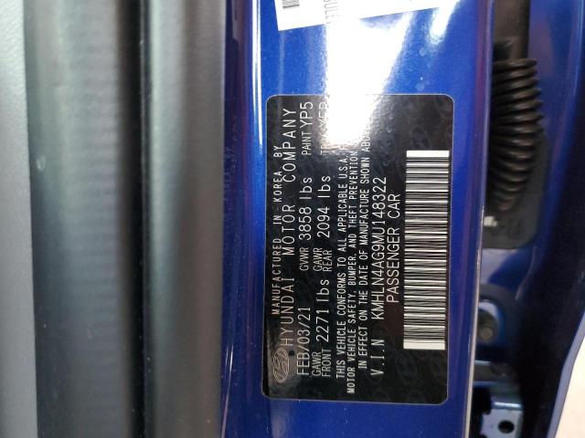 Photo 9 VIN: KMHLN4AG9MU148322 - HYUNDAI ELANTRA SE 