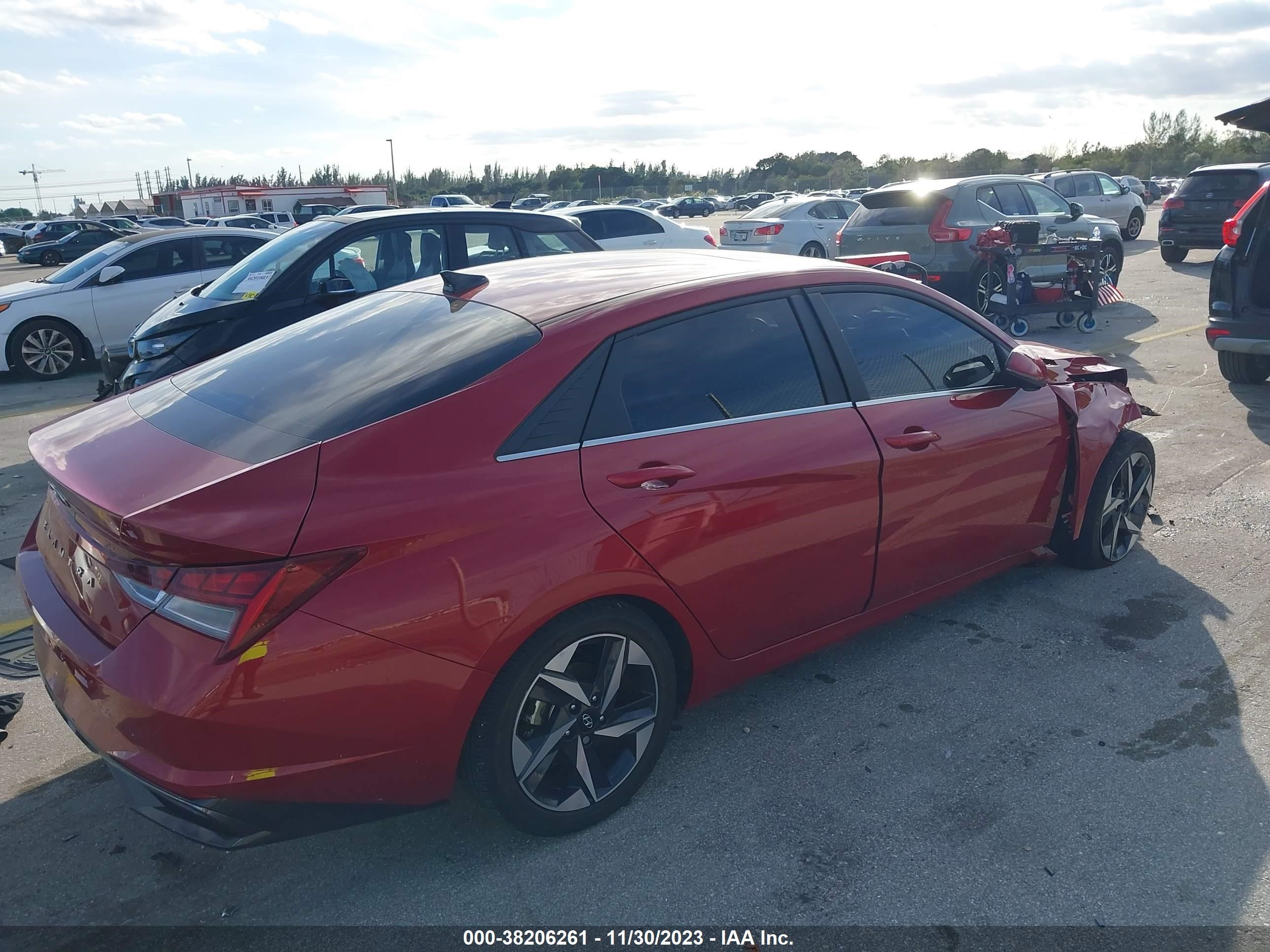 Photo 3 VIN: KMHLN4AG9NU355990 - HYUNDAI ELANTRA 