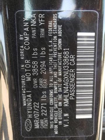 Photo 9 VIN: KMHLN4AGXNU338681 - HYUNDAI ELANTRA SE 