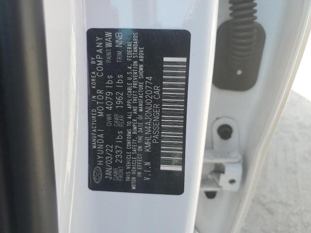 Photo 12 VIN: KMHLN4AJ0NU020774 - HYUNDAI ELANTRA 