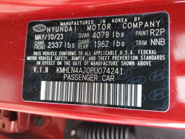 Photo 11 VIN: KMHLN4AJ0PU074241 - HYUNDAI ELANTRA 