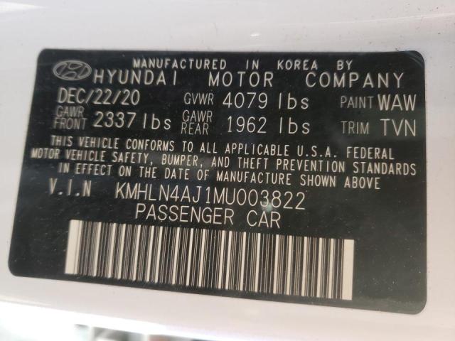 Photo 9 VIN: KMHLN4AJ1MU003822 - HYUNDAI ELANTRA LI 