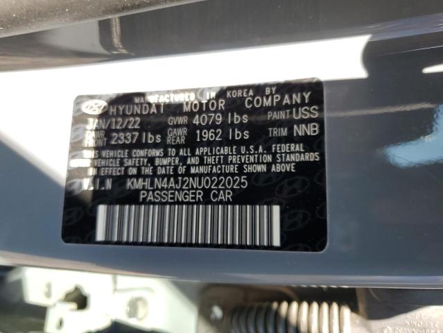 Photo 10 VIN: KMHLN4AJ2NU022025 - HYUNDAI ELANTRA LI 