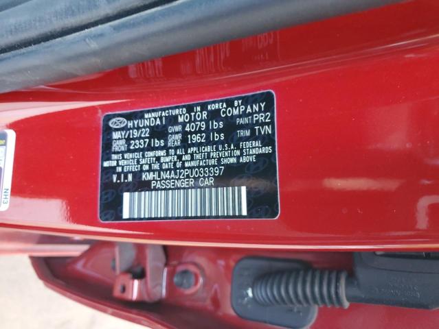 Photo 11 VIN: KMHLN4AJ2PU033397 - HYUNDAI ELANTRA LI 