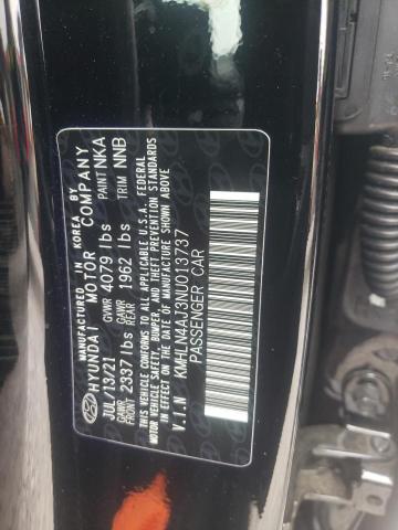 Photo 9 VIN: KMHLN4AJ3NU013737 - HYUNDAI ELANTRA LI 