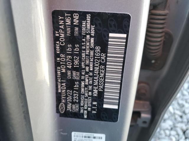 Photo 11 VIN: KMHLN4AJ4NU021698 - HYUNDAI ELANTRA LI 