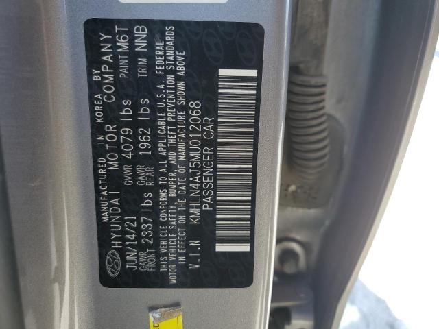 Photo 11 VIN: KMHLN4AJ5MU012068 - HYUNDAI ELANTRA LI 