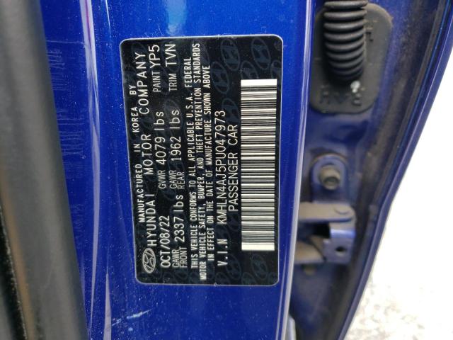 Photo 11 VIN: KMHLN4AJ5PU047973 - HYUNDAI ELANTRA LI 