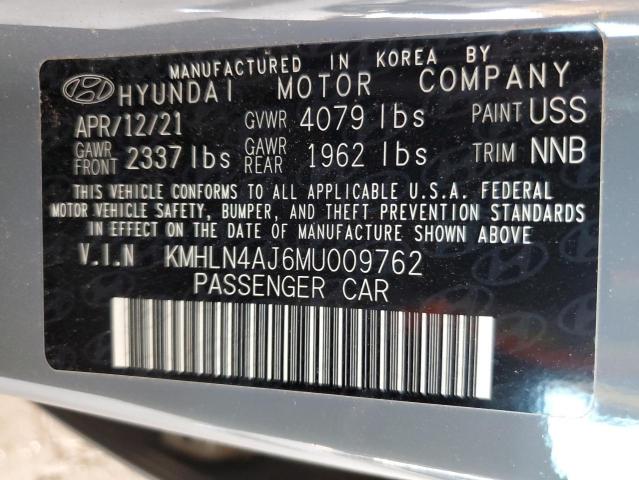 Photo 11 VIN: KMHLN4AJ6MU009762 - HYUNDAI ELANTRA LI 