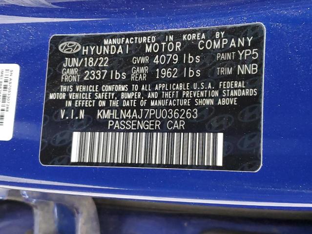 Photo 12 VIN: KMHLN4AJ7PU036263 - HYUNDAI ELANTRA LI 