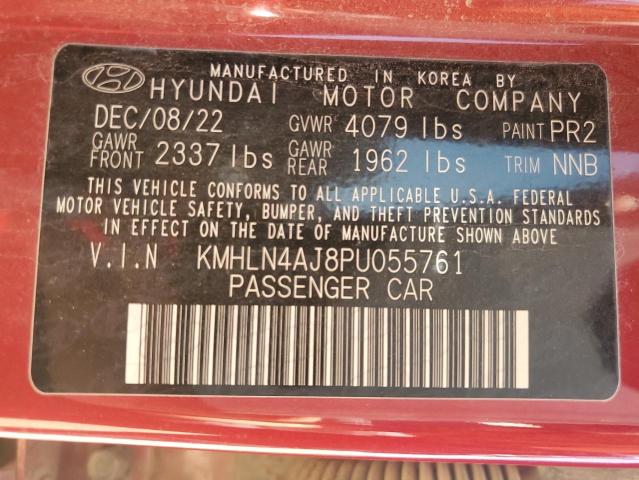 Photo 11 VIN: KMHLN4AJ8PU055761 - HYUNDAI ELANTRA 