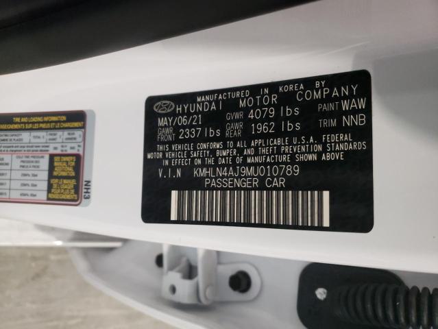 Photo 9 VIN: KMHLN4AJ9MU010789 - HYUNDAI ELANTRA LI 