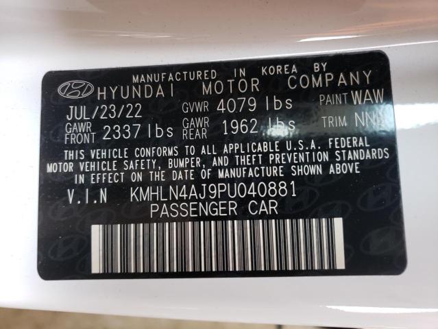 Photo 12 VIN: KMHLN4AJ9PU040881 - HYUNDAI ELANTRA LI 