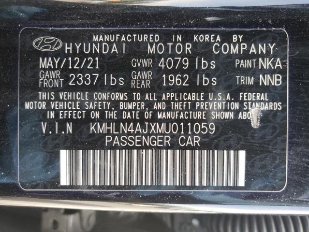 Photo 11 VIN: KMHLN4AJXMU011059 - HYUNDAI ELANTRA LI 