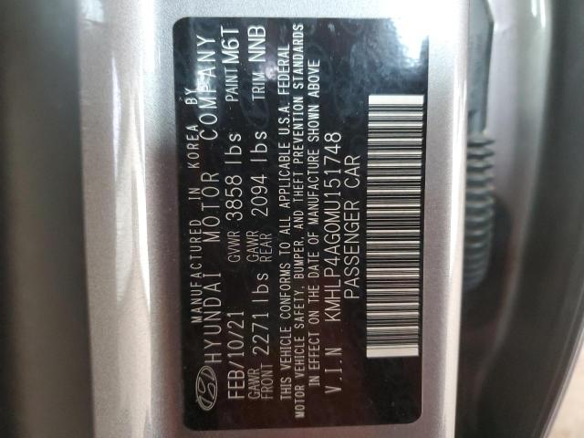 Photo 12 VIN: KMHLP4AG0MU151748 - HYUNDAI ELANTRA LI 