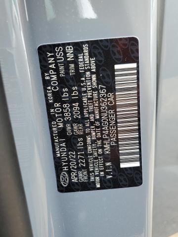 Photo 12 VIN: KMHLP4AG0NU362367 - HYUNDAI ELANTRA LI 