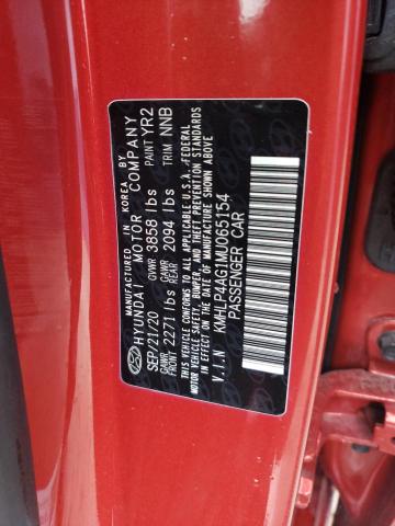 Photo 12 VIN: KMHLP4AG1MU065154 - HYUNDAI ELANTRA 