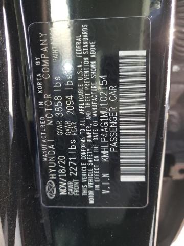 Photo 9 VIN: KMHLP4AG1MU102154 - HYUNDAI ELANTRA LI 