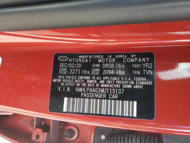 Photo 9 VIN: KMHLP4AG1MU113137 - HYUNDAI ELANTRA LI 