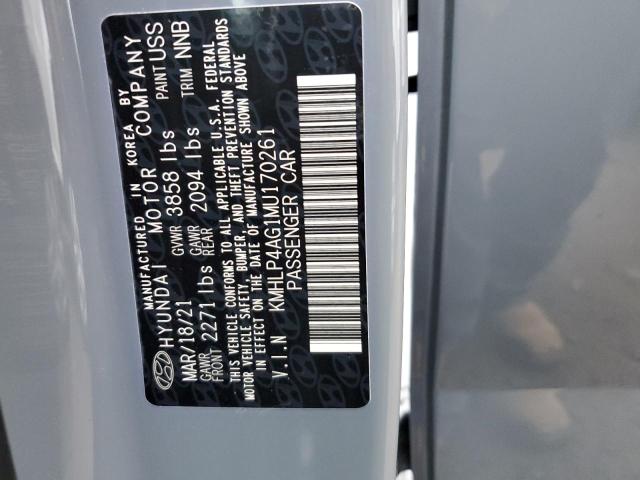 Photo 12 VIN: KMHLP4AG1MU170261 - HYUNDAI ELANTRA LI 