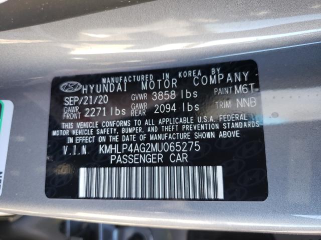 Photo 9 VIN: KMHLP4AG2MU065275 - HYUNDAI ELANTRA LI 