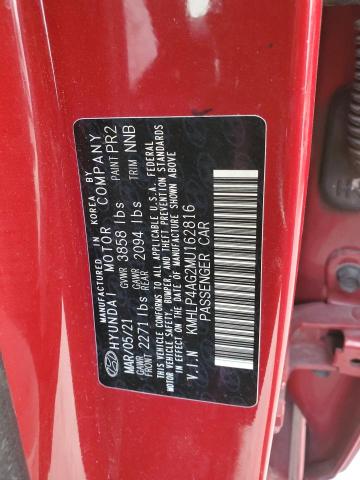 Photo 11 VIN: KMHLP4AG2MU162816 - HYUNDAI ELANTRA LI 