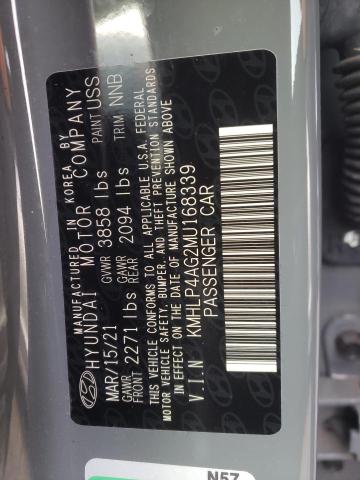 Photo 9 VIN: KMHLP4AG2MU168339 - HYUNDAI ELANTRA LI 