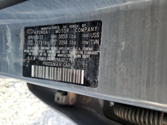 Photo 9 VIN: KMHLP4AG2NU352715 - HYUNDAI ELANTRA LI 