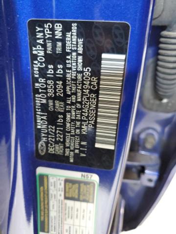 Photo 12 VIN: KMHLP4AG2PU494095 - HYUNDAI ELANTRA 