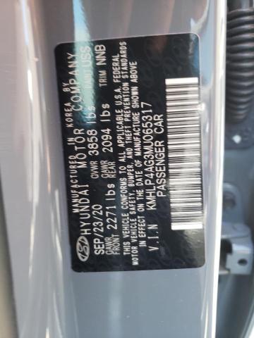 Photo 9 VIN: KMHLP4AG3MU065317 - HYUNDAI ELANTRA LI 