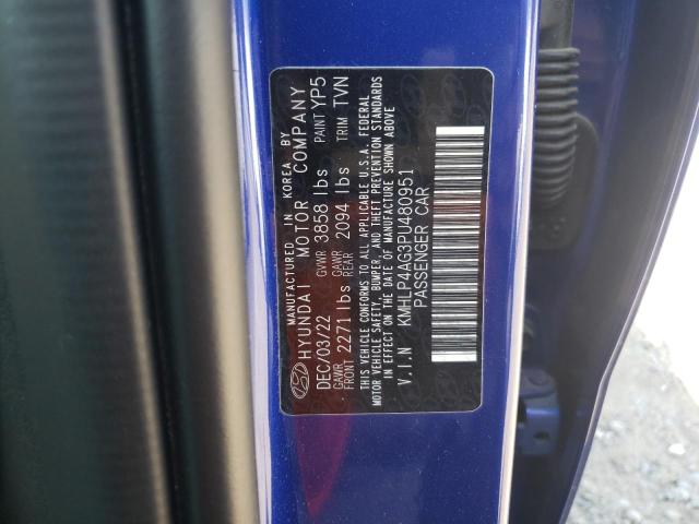 Photo 11 VIN: KMHLP4AG3PU480951 - HYUNDAI ELANTRA LI 