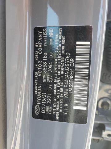 Photo 11 VIN: KMHLP4AG4NU266760 - HYUNDAI ELANTRA LI 