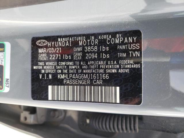 Photo 9 VIN: KMHLP4AG6MU161166 - HYUNDAI ELANTRA LI 