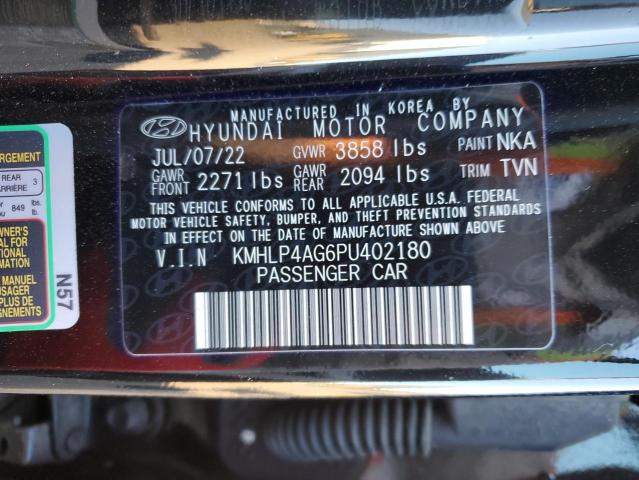 Photo 11 VIN: KMHLP4AG6PU402180 - HYUNDAI ELANTRA LI 