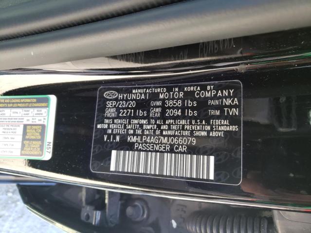 Photo 9 VIN: KMHLP4AG7MU066079 - HYUNDAI ELANTRA 