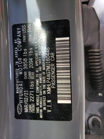 Photo 11 VIN: KMHLP4AG7MU160446 - HYUNDAI ELANTRA 