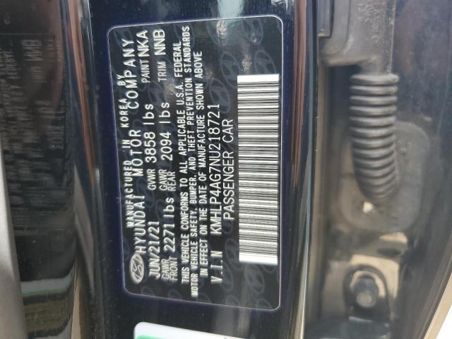 Photo 12 VIN: KMHLP4AG7NU218721 - HYUNDAI ELANTRA LI 