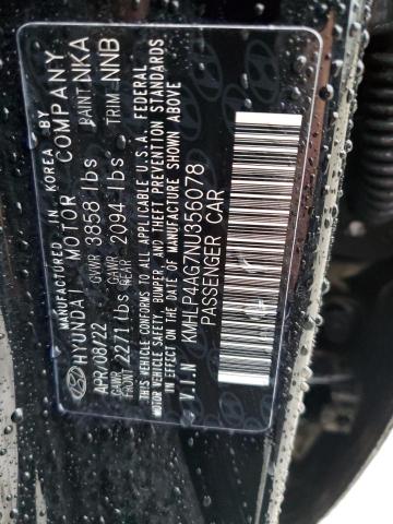 Photo 12 VIN: KMHLP4AG7NU356078 - HYUNDAI ELANTRA LI 