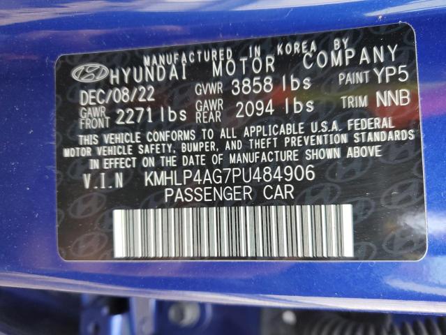 Photo 11 VIN: KMHLP4AG7PU484906 - HYUNDAI ELANTRA 