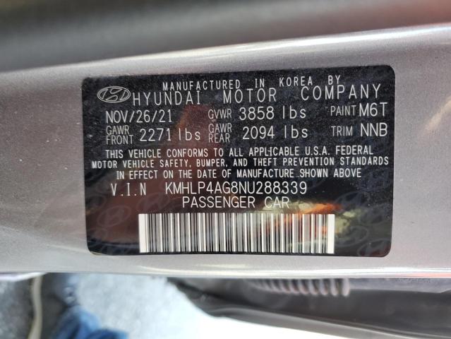 Photo 11 VIN: KMHLP4AG8NU288339 - HYUNDAI ELANTRA LI 