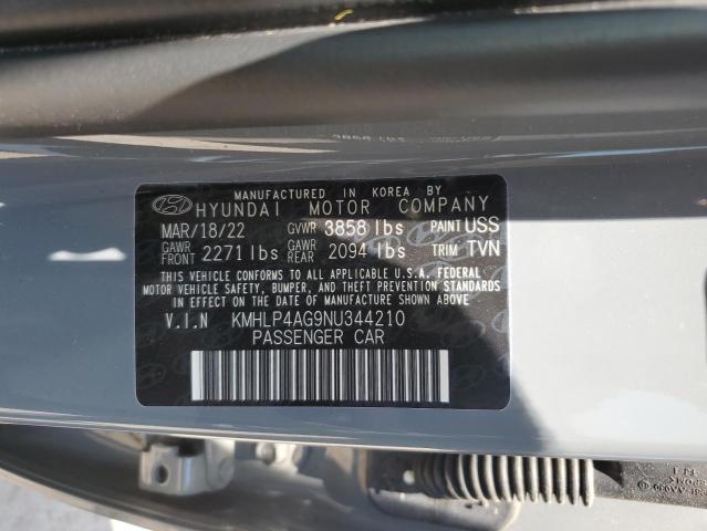 Photo 11 VIN: KMHLP4AG9NU344210 - HYUNDAI ELANTRA LI 