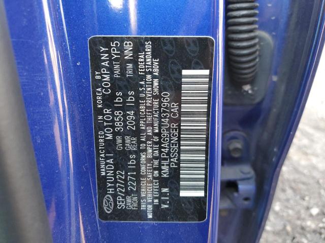 Photo 12 VIN: KMHLP4AG9PU437960 - HYUNDAI ELANTRA LI 