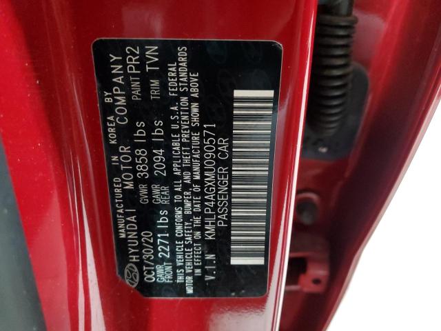 Photo 11 VIN: KMHLP4AGXMU090571 - HYUNDAI ELANTRA LI 