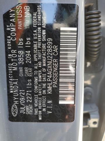 Photo 12 VIN: KMHLP4AGXNU228899 - HYUNDAI ELANTRA LI 