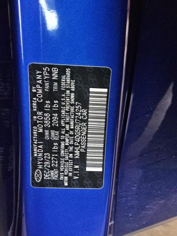 Photo 12 VIN: KMHLP4DG5RU724257 - HYUNDAI ELANTRA LI 